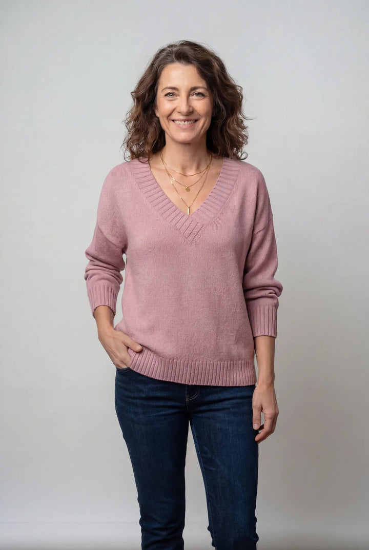 Merideth - Semplice, versatile maglione per donne 1