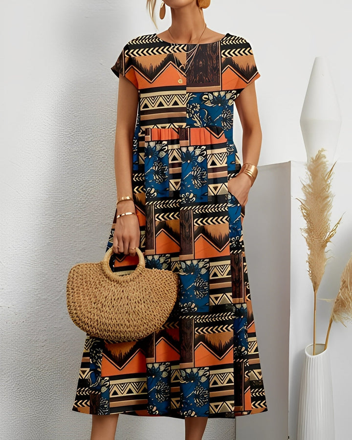 Merla - Abito midi elegante da donna con tasche 2