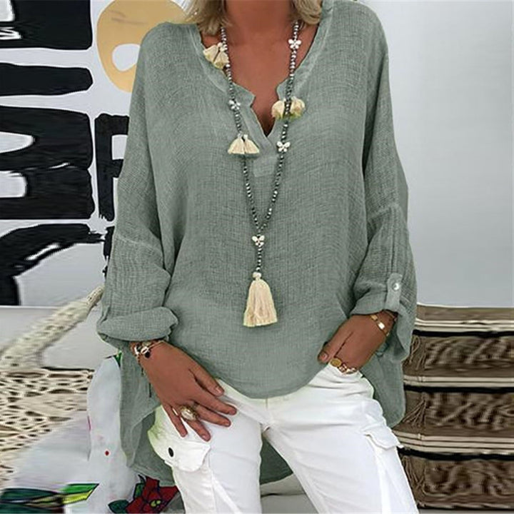 Mia – Elegante Blusa di Lino 0