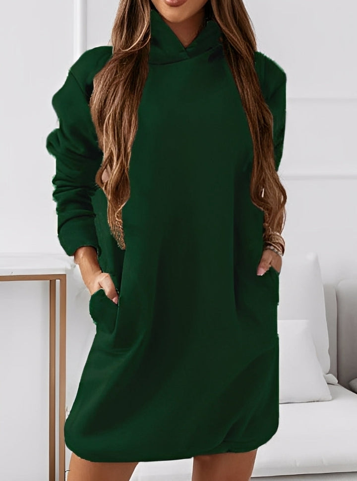 Michaela - Elegante abito corto con cappuccio per donne 5