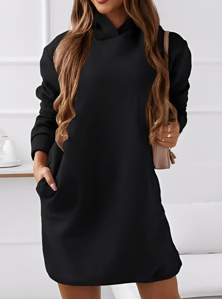 Michaela - Elegante abito corto con cappuccio per donne 6