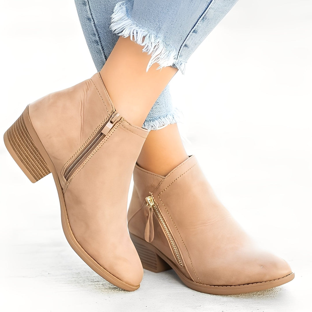 Mirabelle - Stivaletti eleganti con zip per donne 0