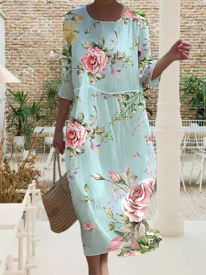 Miranda - Elegante Abito Floreale 1