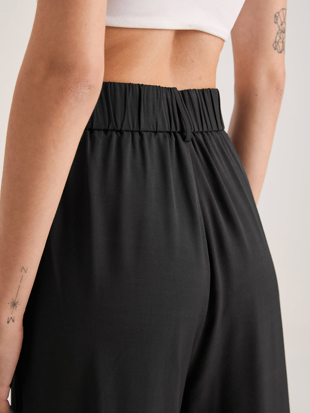 Nadia – Pantaloni a Faldini con Vita Alta 6