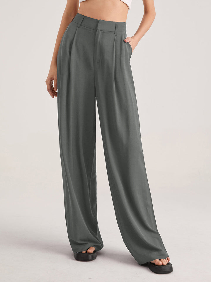 Nadia – Pantaloni a Faldini con Vita Alta 8
