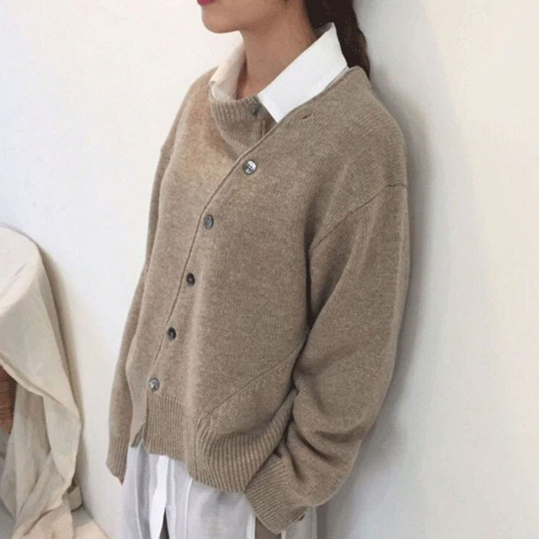Nalani - Giacca Confortevole in Cashmere con Dettagli a Bottoni 0