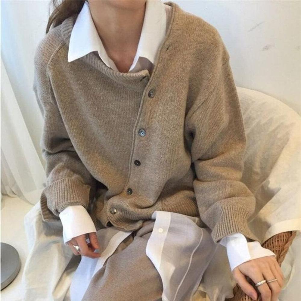 Nalani - Giacca Confortevole in Cashmere con Dettagli a Bottoni 1