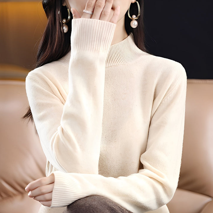 Natille - Maglione casual in cashmere di lana per donne 0