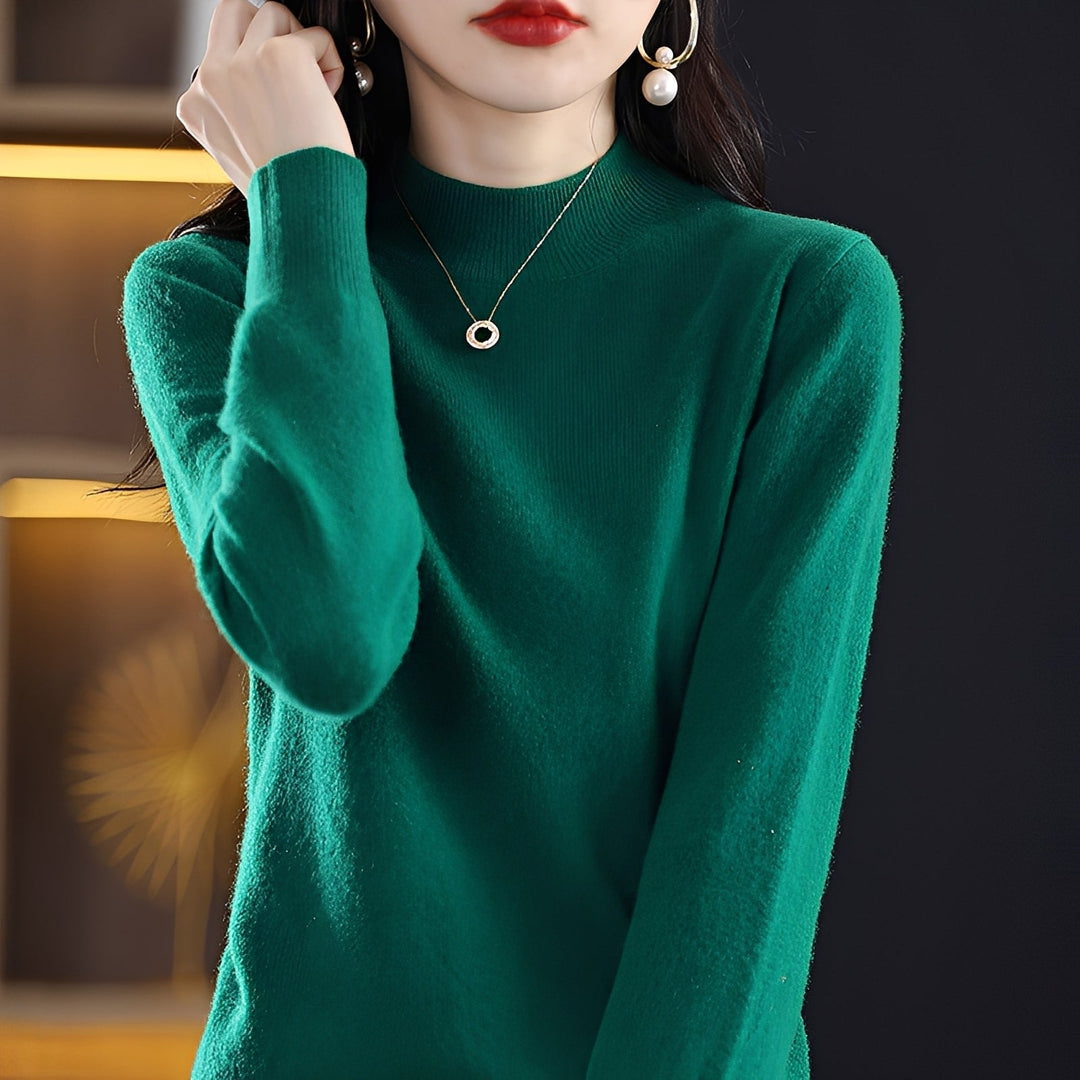 Natille - Maglione casual in cashmere di lana per donne 2