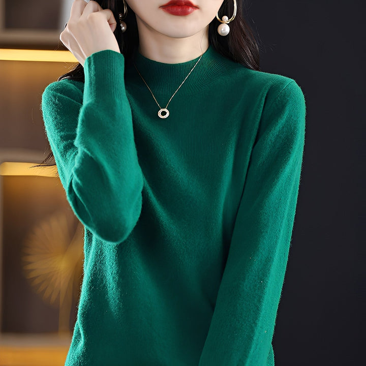 Natille - Maglione casual in cashmere di lana per donne 2