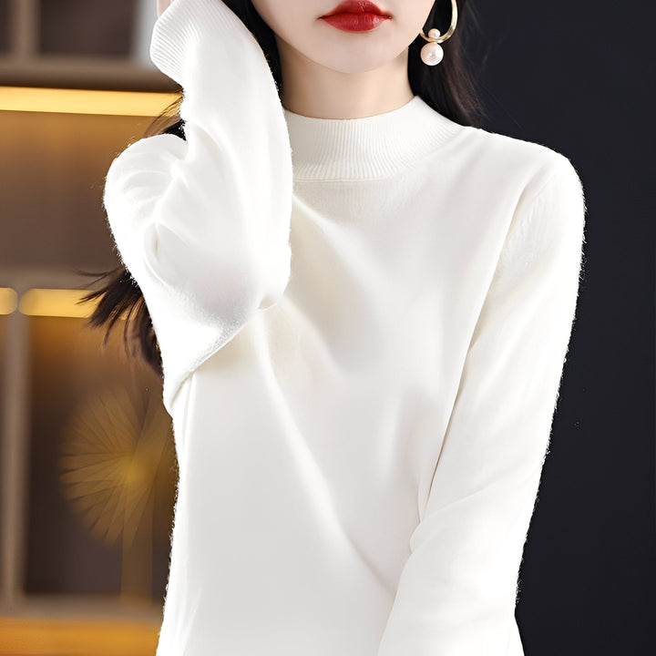 Natille - Maglione casual in cashmere di lana per donne 3