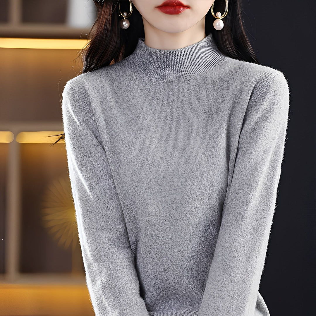 Natille - Maglione casual in cashmere di lana per donne 4
