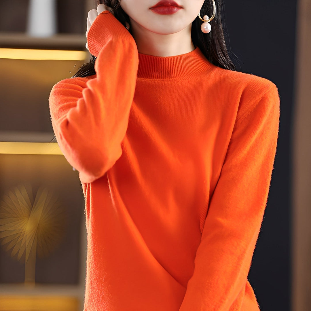 Natille - Maglione casual in cashmere di lana per donne 6