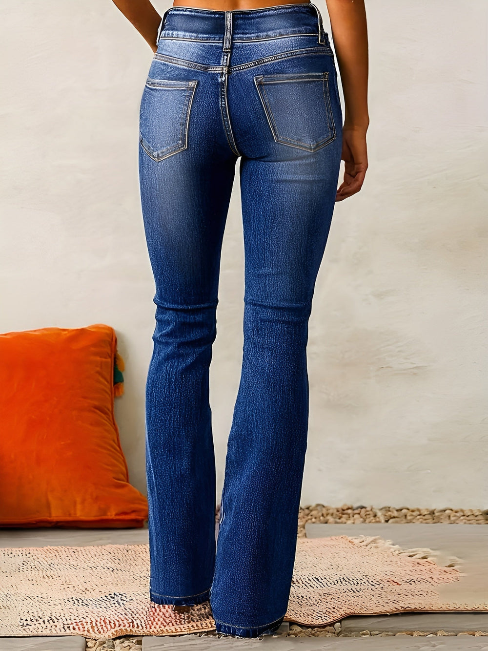 Neely - Jeans casual a vita alta per donne 1
