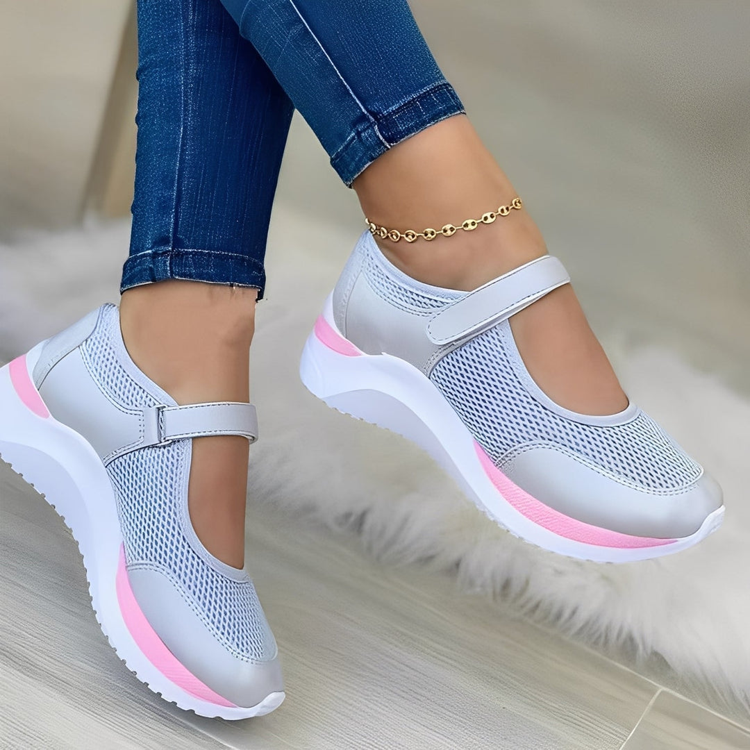 Nichola - Eleganti sandali con cinturini in mesh per donne 0