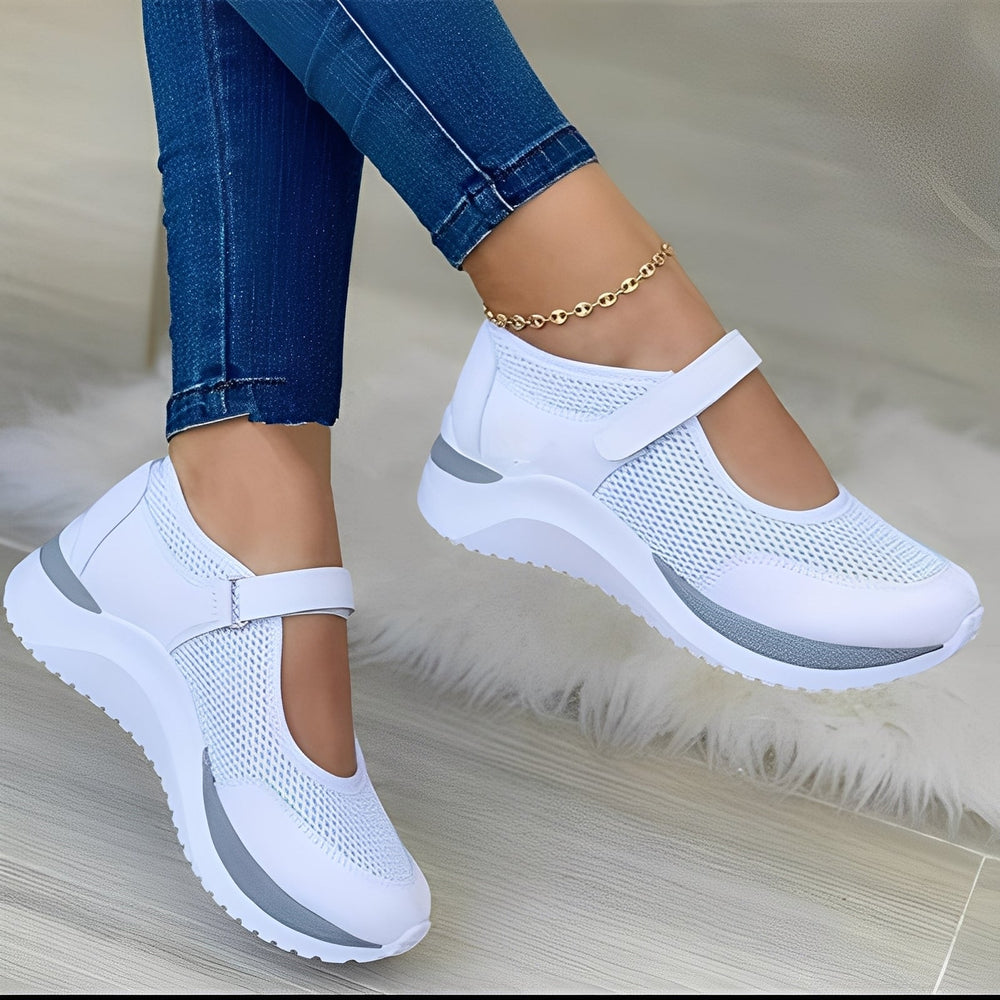 Nichola - Eleganti sandali con cinturini in mesh per donne 1