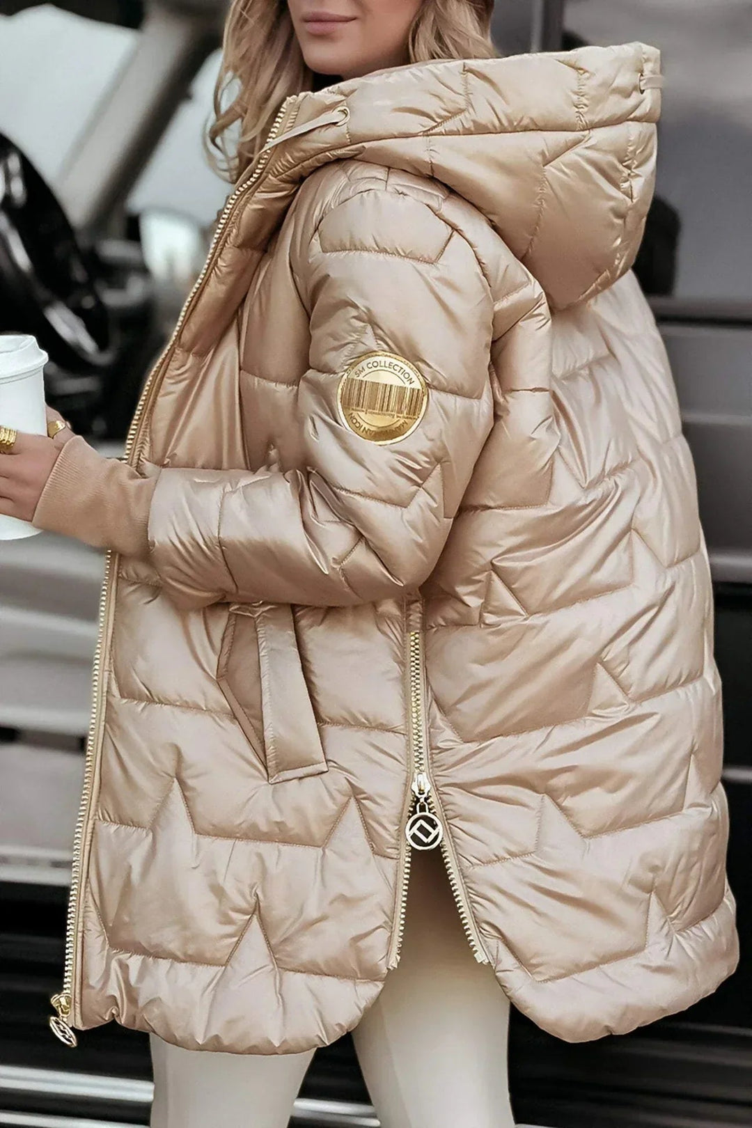 Nolwen | Cappotto Invernale Elegante con Cappuccio e Imbottitura 1