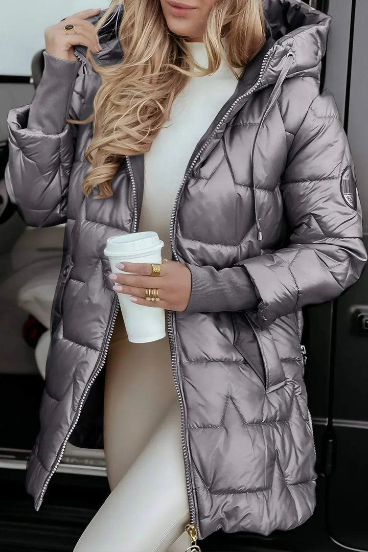 Nolwen | Cappotto Invernale Elegante con Cappuccio e Imbottitura 4
