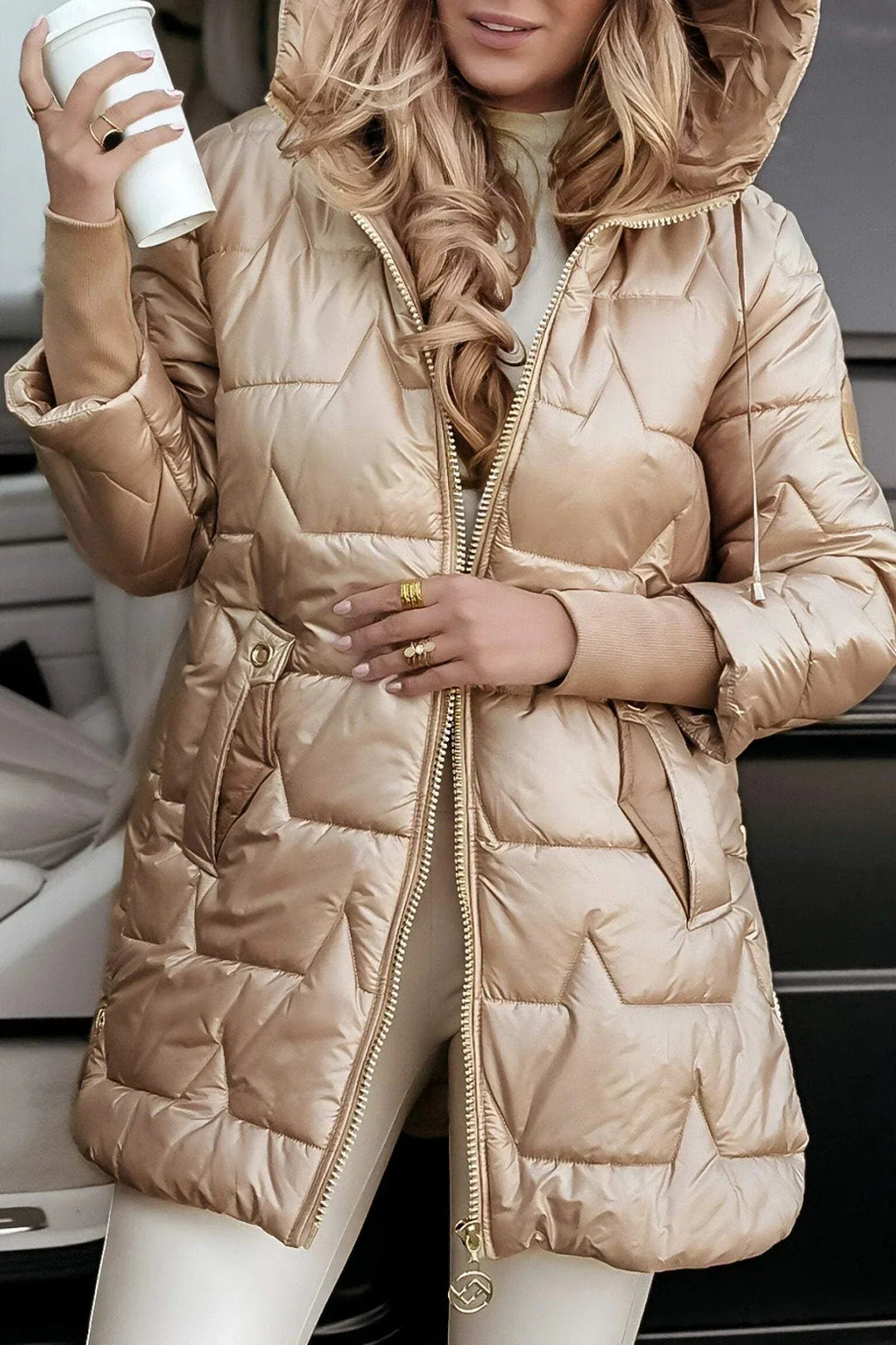 Nolwen | Cappotto Invernale Elegante con Cappuccio e Imbottitura 5