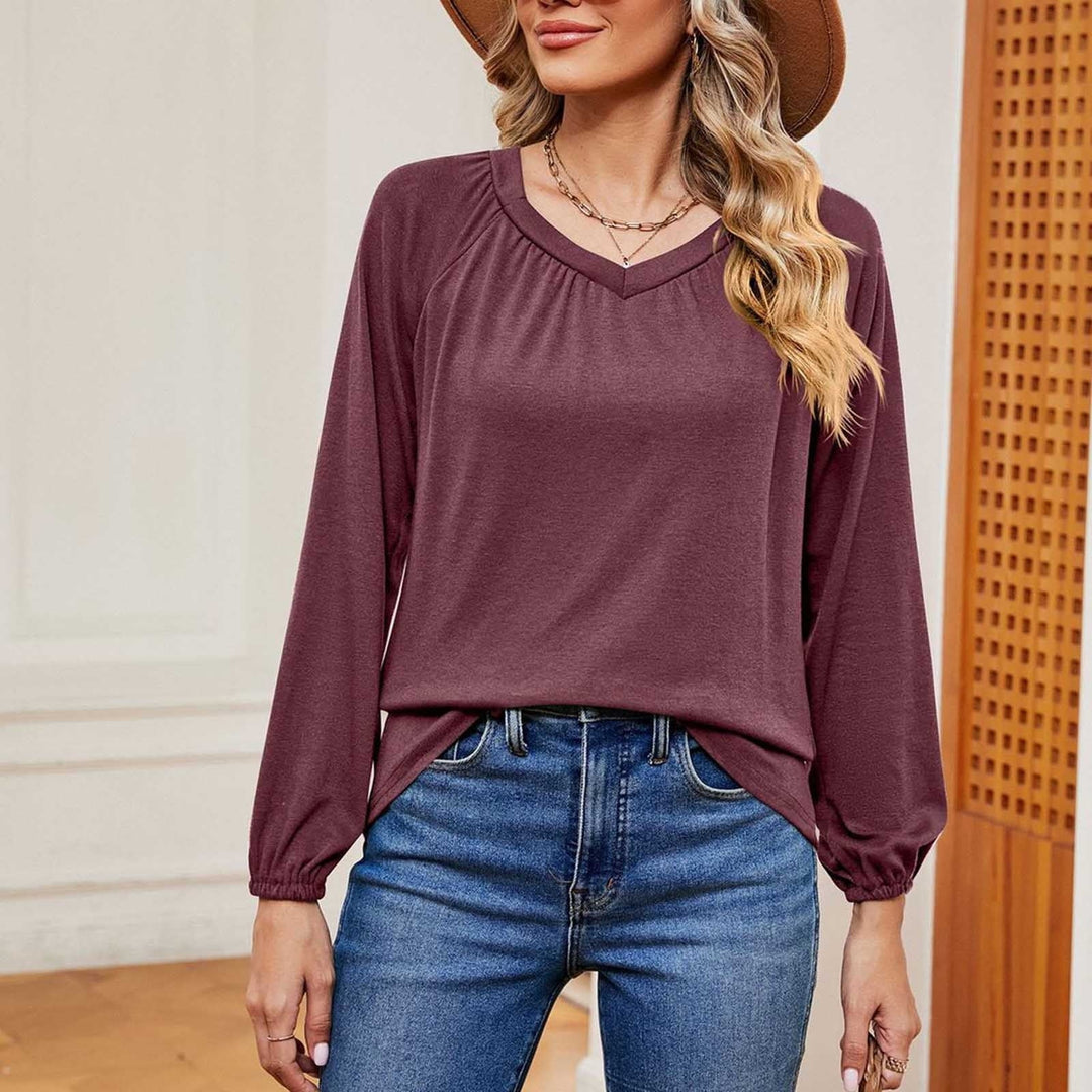 Nydia - Casual, leggera camicetta a maniche lunghe per donne 4