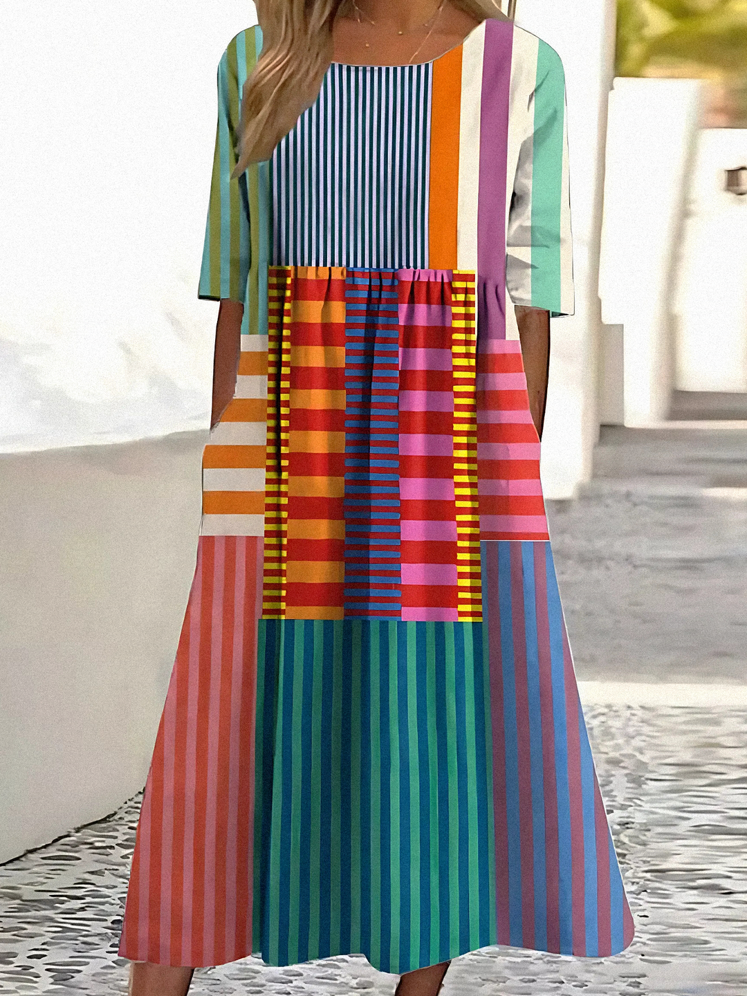 Ottilie | Abito Geometrico 1