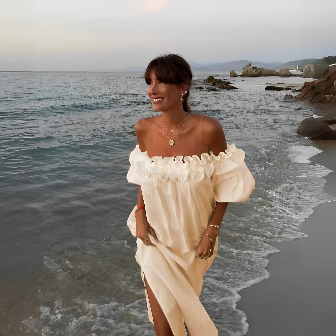 Patrice - Abito con spacco e spalle scoperte da donna 1