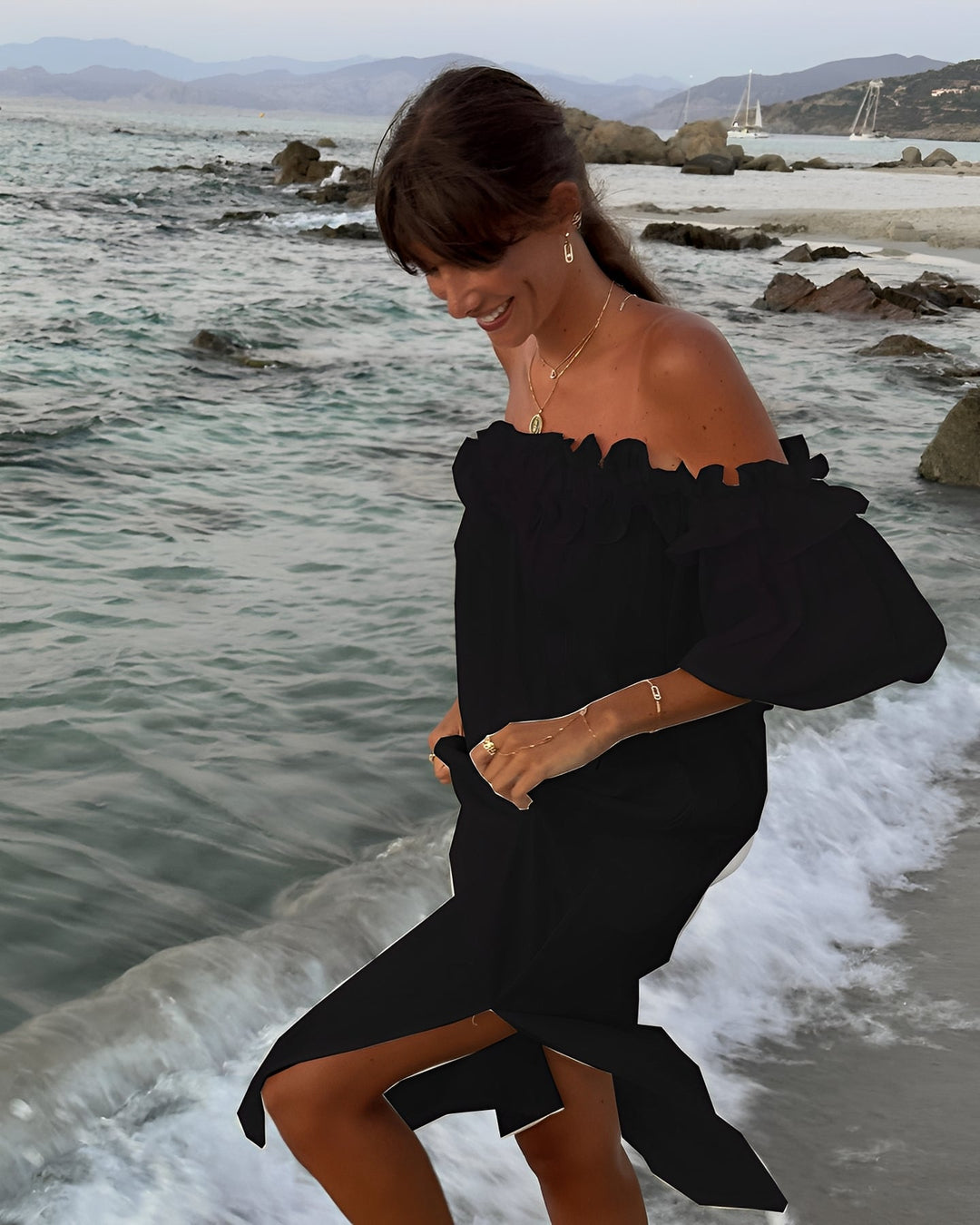 Patrice - Abito con spacco e spalle scoperte da donna 6