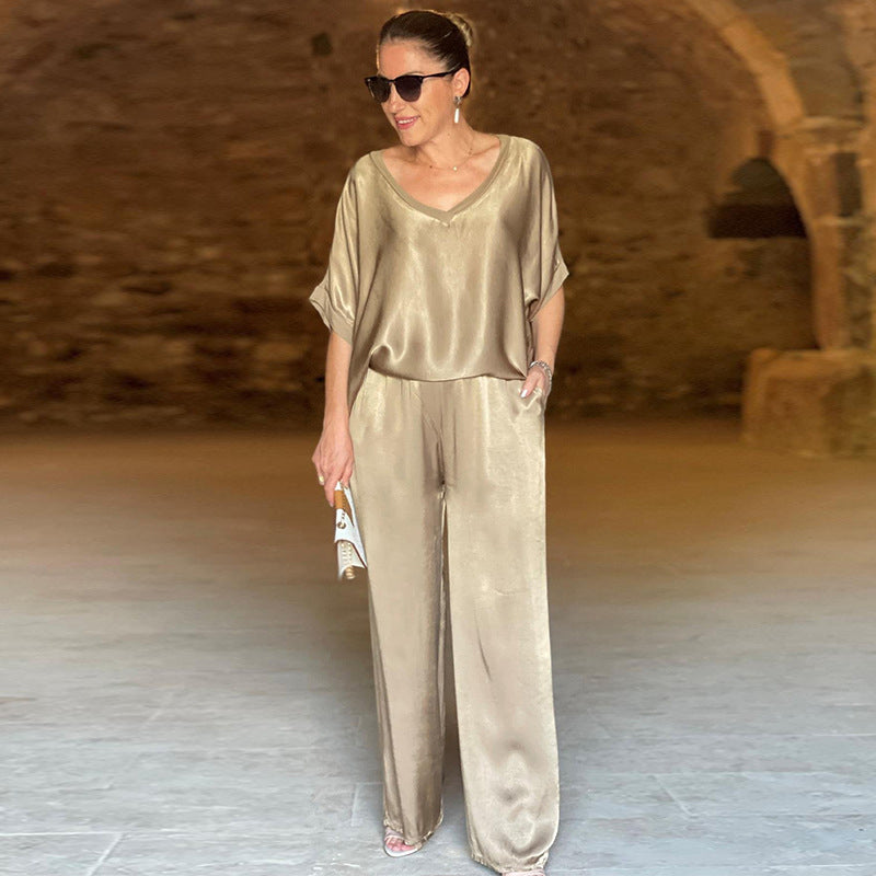 Pauline | Completo in raso lucido 1