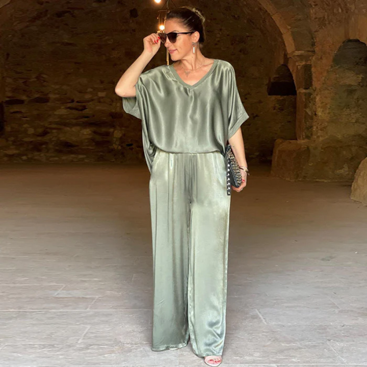 Pauline | Completo in raso lucido 5