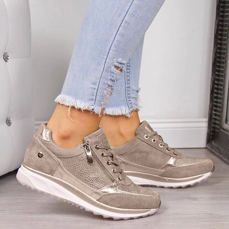 Pipyr - Scarpe da ginnastica ortopediche con zip donna 1
