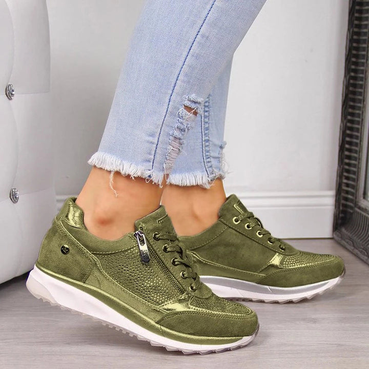 Pipyr - Scarpe da ginnastica ortopediche con zip donna 3