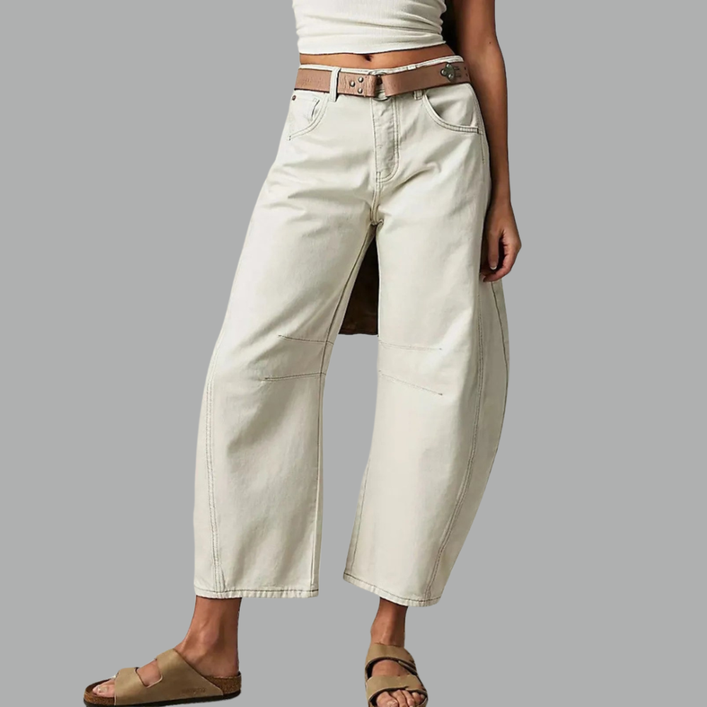 RIA | JEANS CHIC A GAMBA LARGA 1
