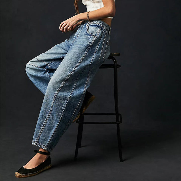 RIA | JEANS CHIC A GAMBA LARGA 6