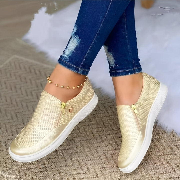 Renita - Scarpe casual con zip per donne 1