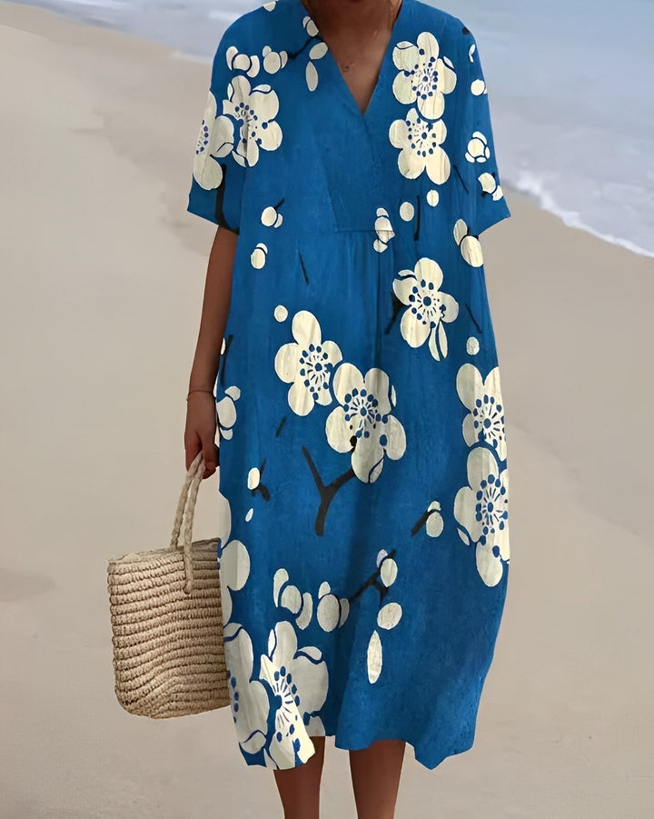 Romilly - Abito estivo con stampa colorata per donna 4