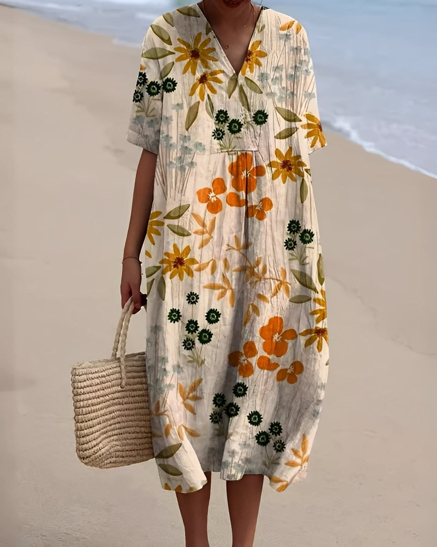 Romilly - Abito estivo con stampa colorata per donna 7