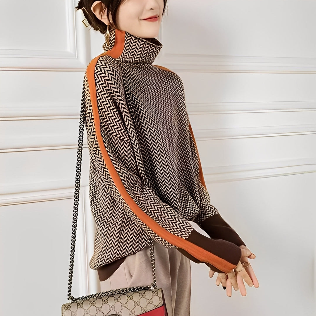 Roxanna - Maglione a righe casual e taglio morbido per donne 2