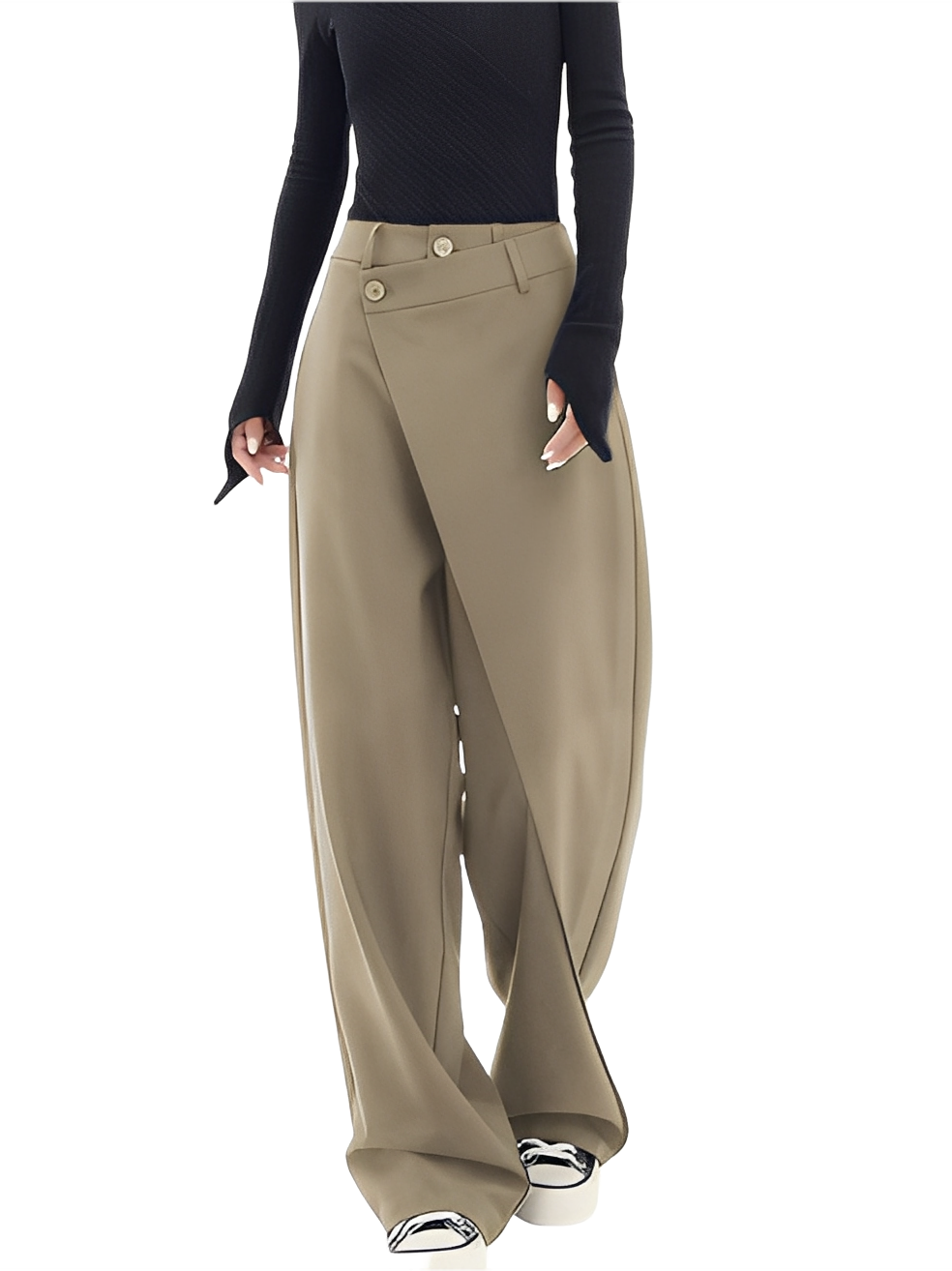 Samantha - Pantaloni casual a taglio ampio per donne 0