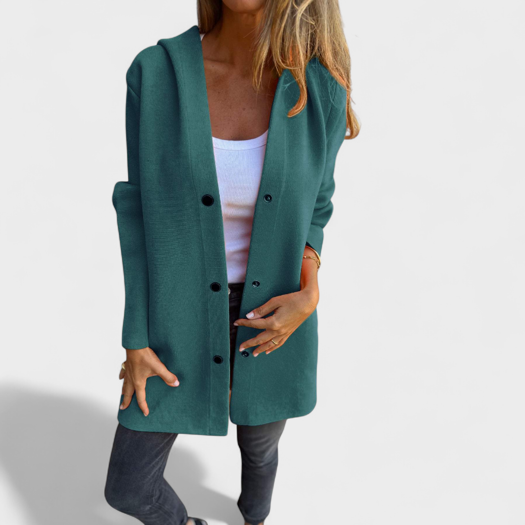Sancha | Cappotto Urbano con Cappuccio 6