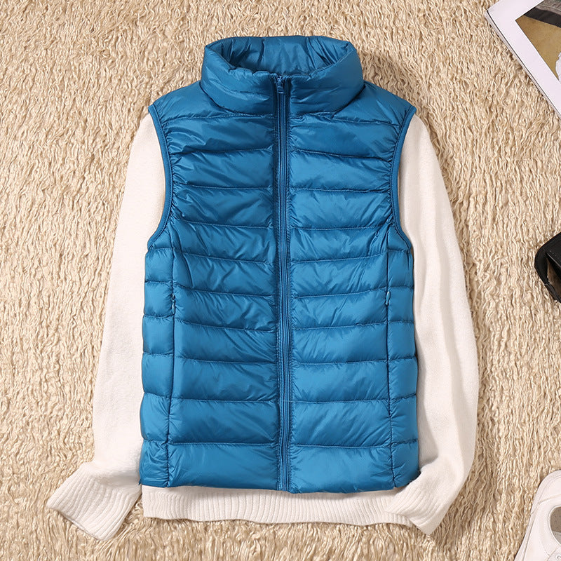 Saphire | Gilet elegante in piuma 11