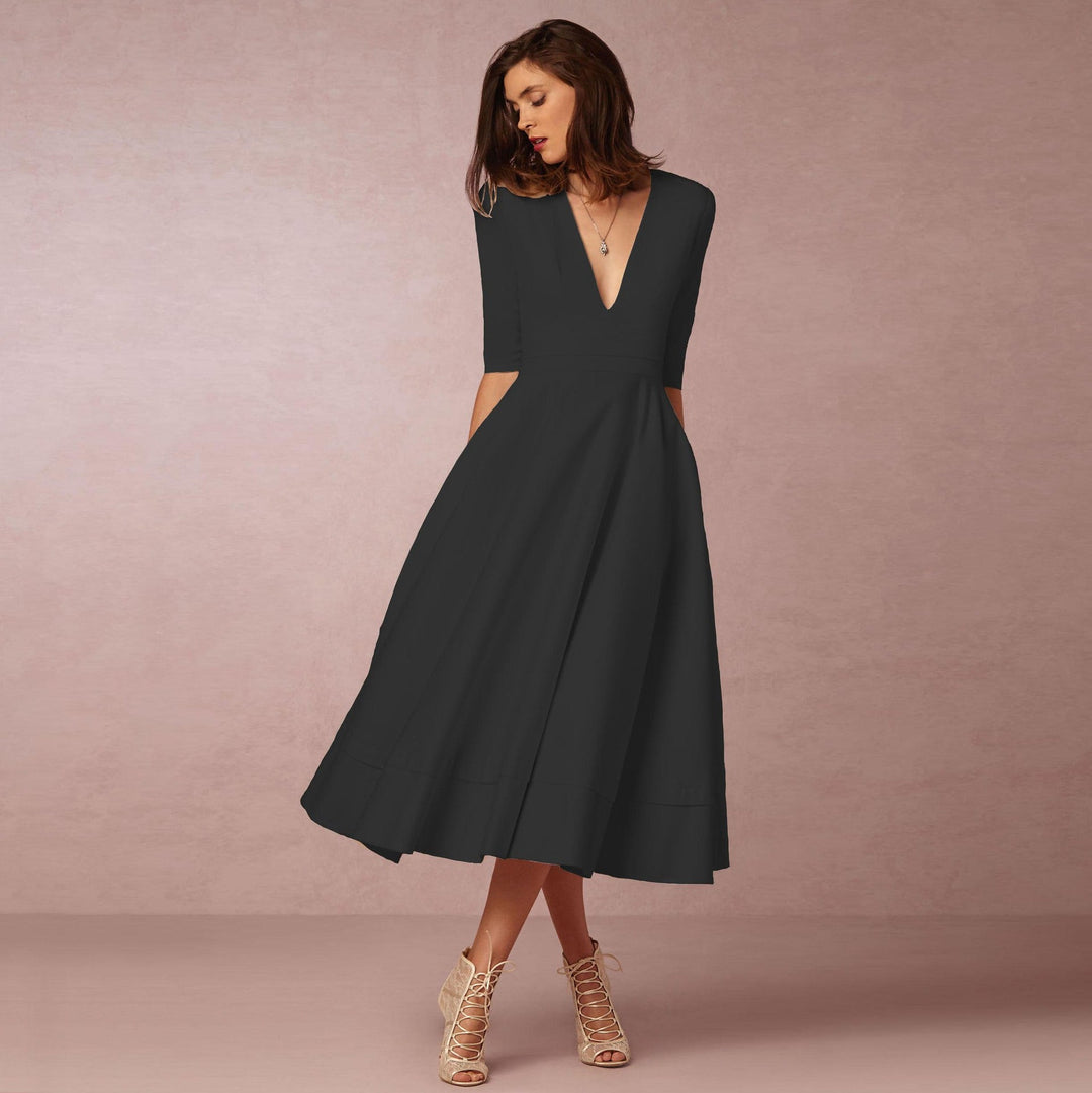 Sharise - Abito casual con scollo a V per donne 7
