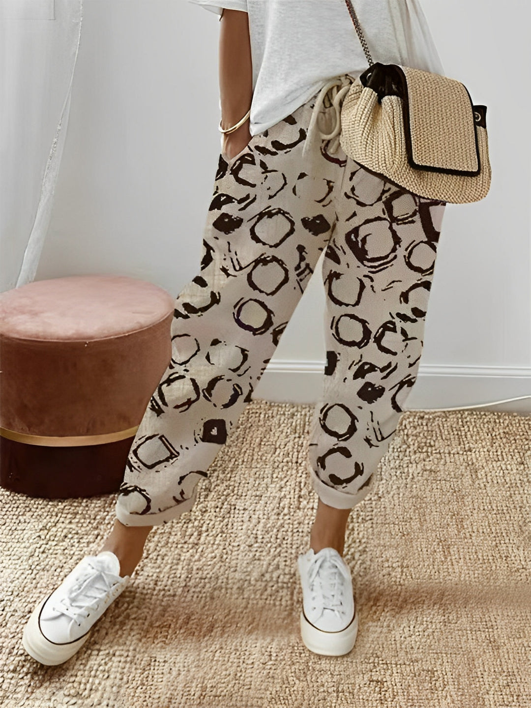 Sherie - Casual, morbidi pantaloni di lino per donne 3