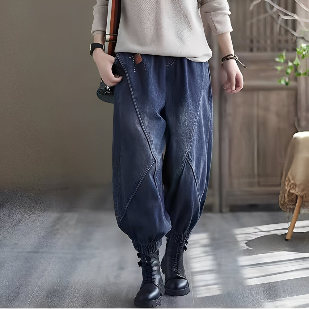 Shyanne - Jeans classici con cintura elastica per donne 1