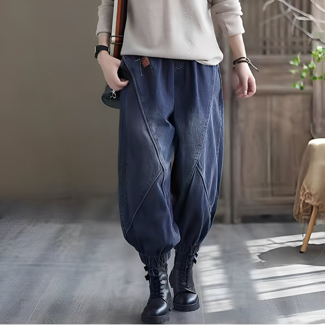 Shyanne - Jeans classici con cintura elastica per donne 1