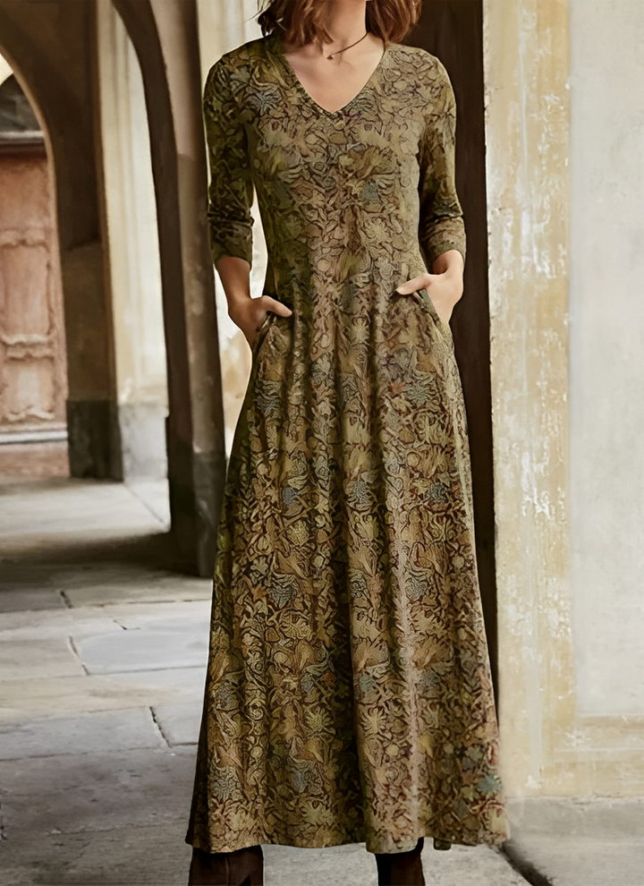 Sophie - Abito vintage a maniche lunghe per donne 1
