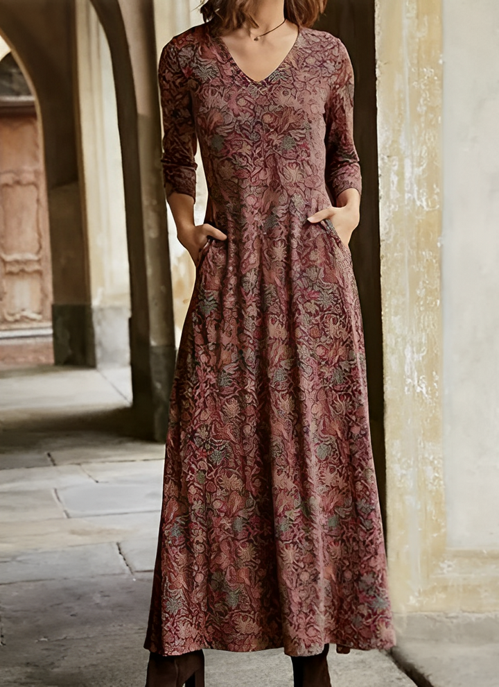 Sophie - Abito vintage a maniche lunghe per donne 2