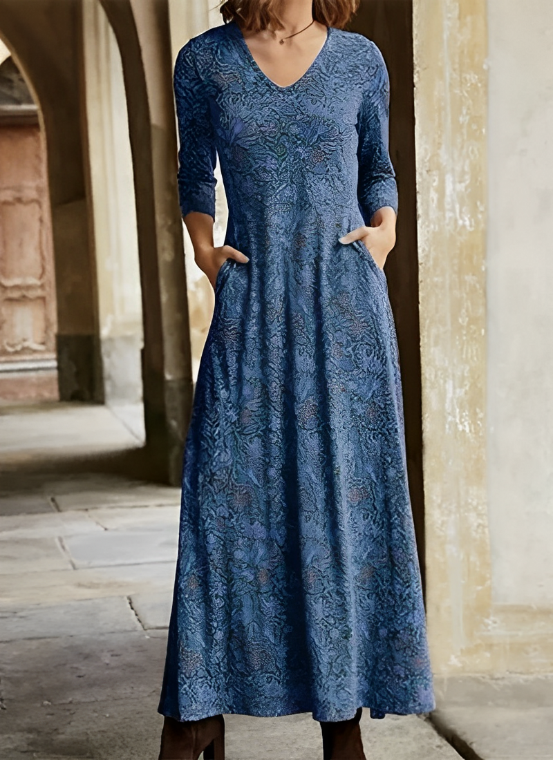 Sophie - Abito vintage a maniche lunghe per donne 3