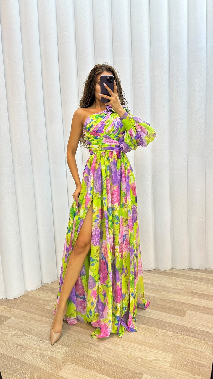Sylvia - Abito leggero a spalle scoperte per feste estive 5