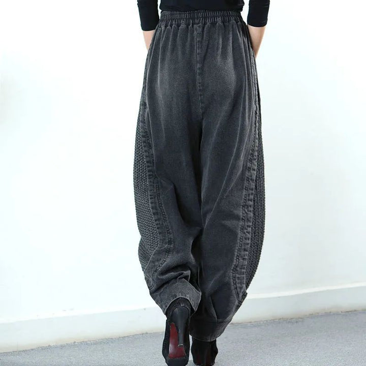 Tawnee - Semplici, comodi pantaloncini harem patchwork per donne 2