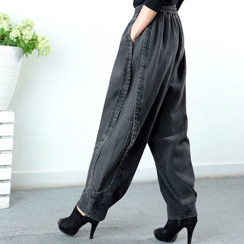 Tawnee - Semplici, comodi pantaloncini harem patchwork per donne 3